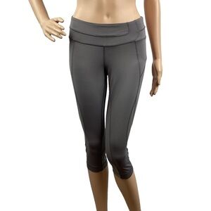 Lole Women's Run Capri Leggings Size S Gray